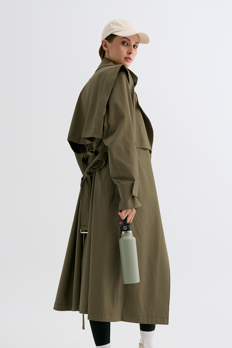 Duster Trench Coat (Khaki)