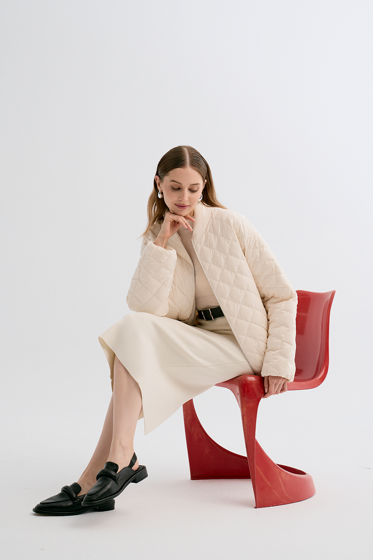 Quilted Down Aviator