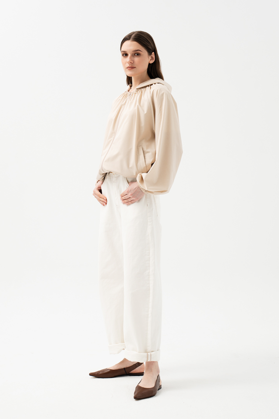Elastic Collar Parka