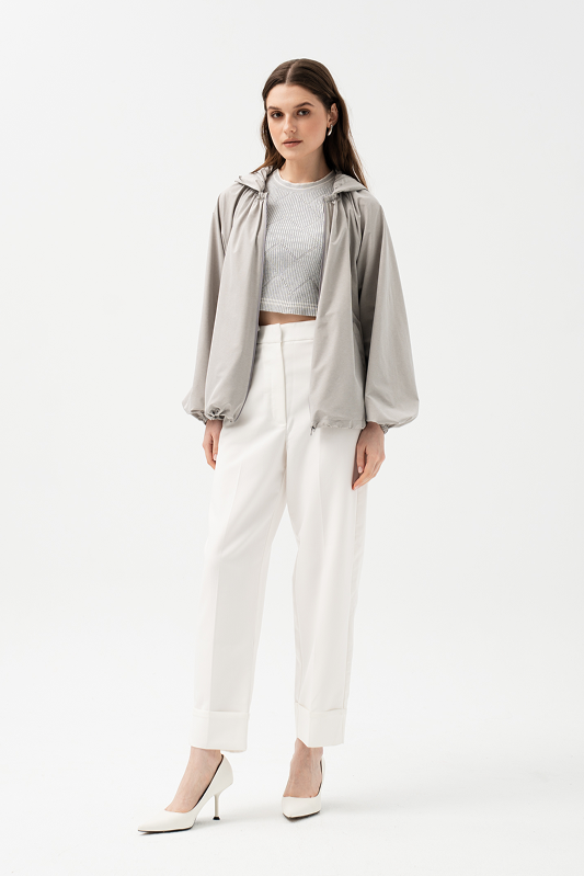 Elastic Collar Parka