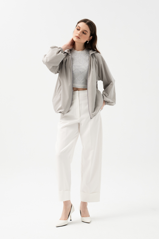 Elastic Collar Parka