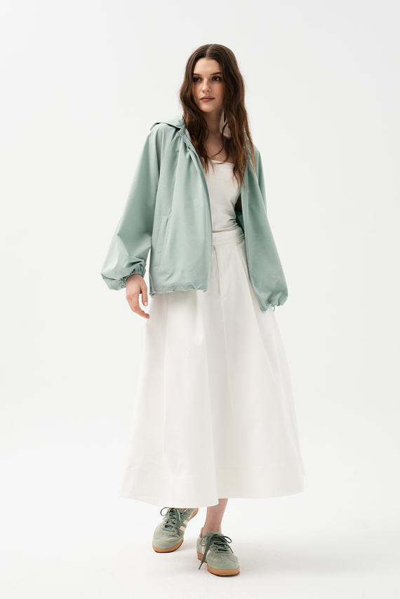 Elastic Collar Parka