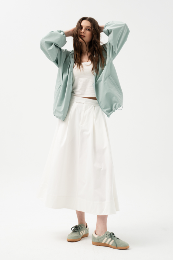 Elastic Collar Parka