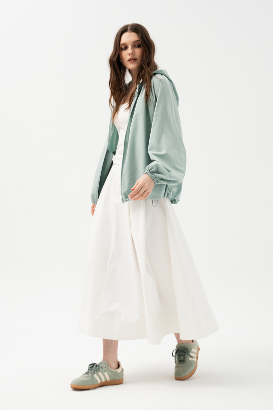 Elastic Collar Parka
