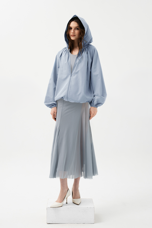 Elastic Collar Parka