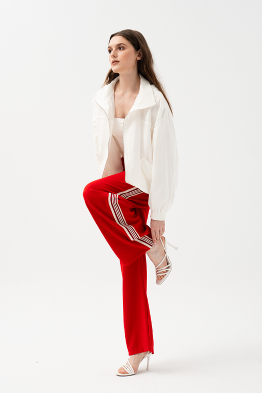 Jacket With Piping