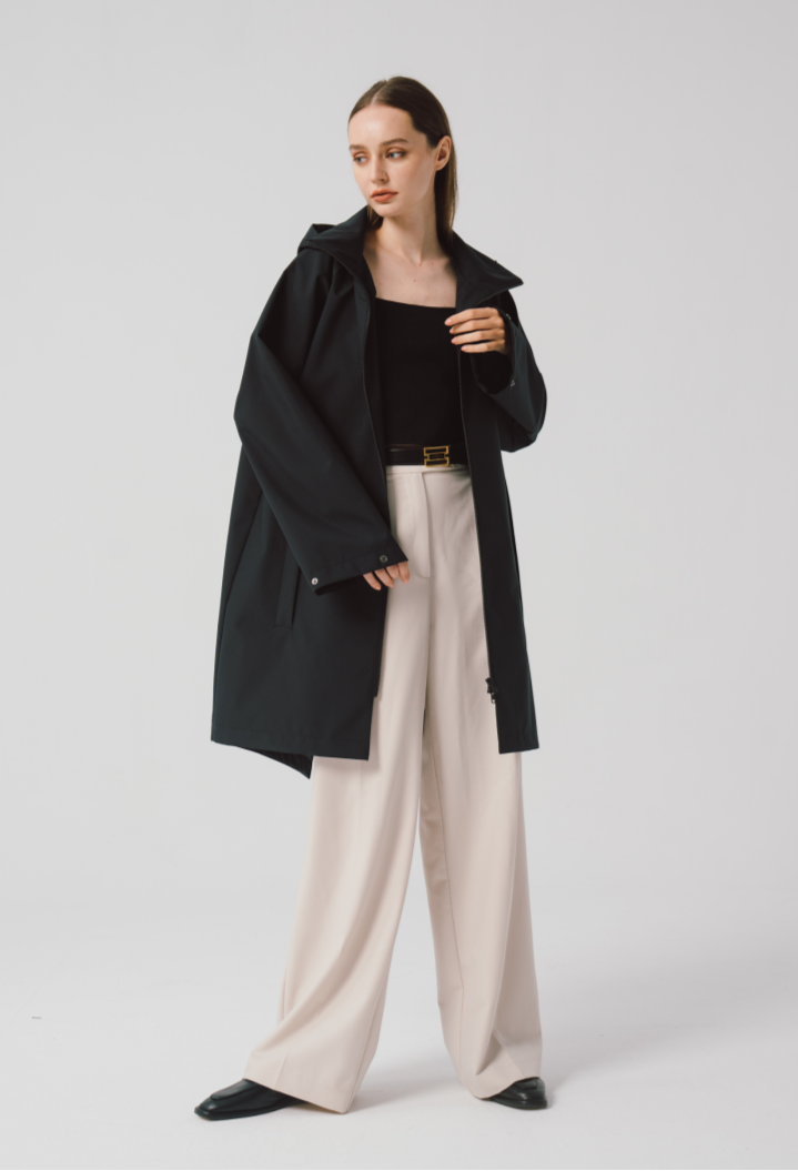 Hooded Rain Coat