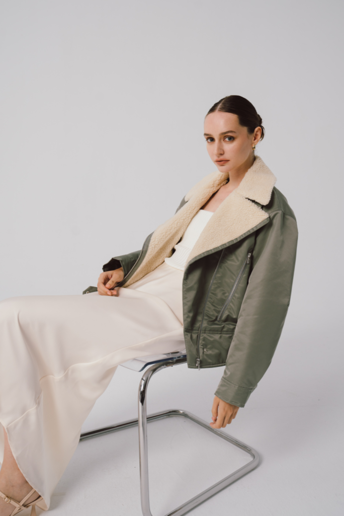 Padded Aviator Jacket