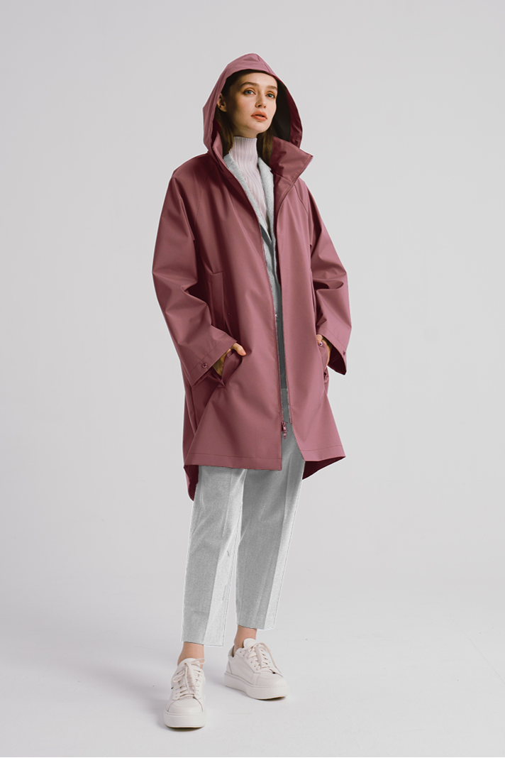 Hooded Rain Coat