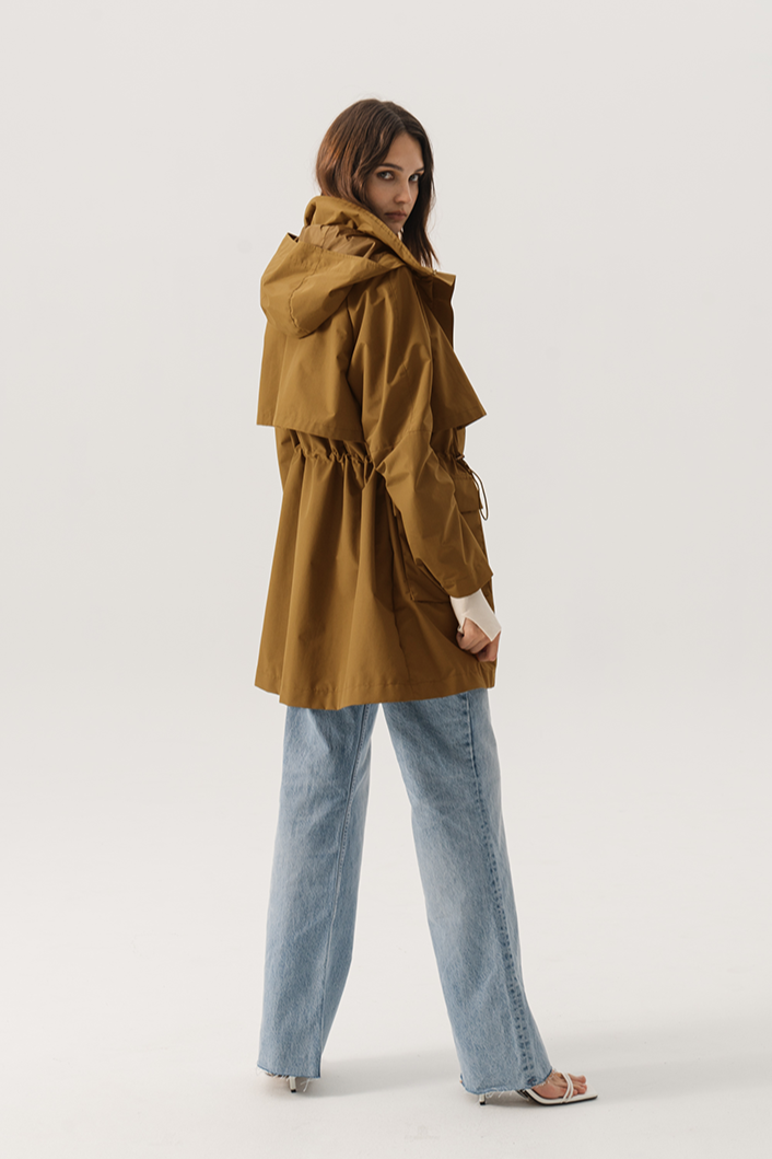Tie Waist Parka