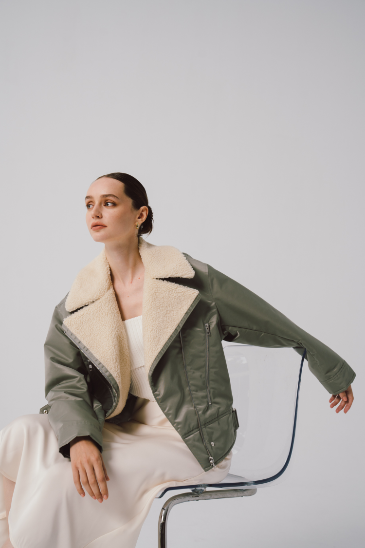 Padded Aviator Jacket