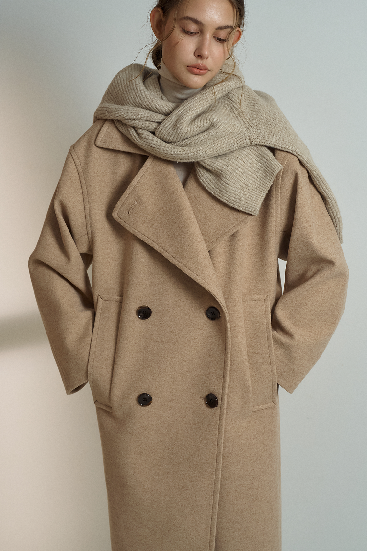 高訂仿呢保暖大衣