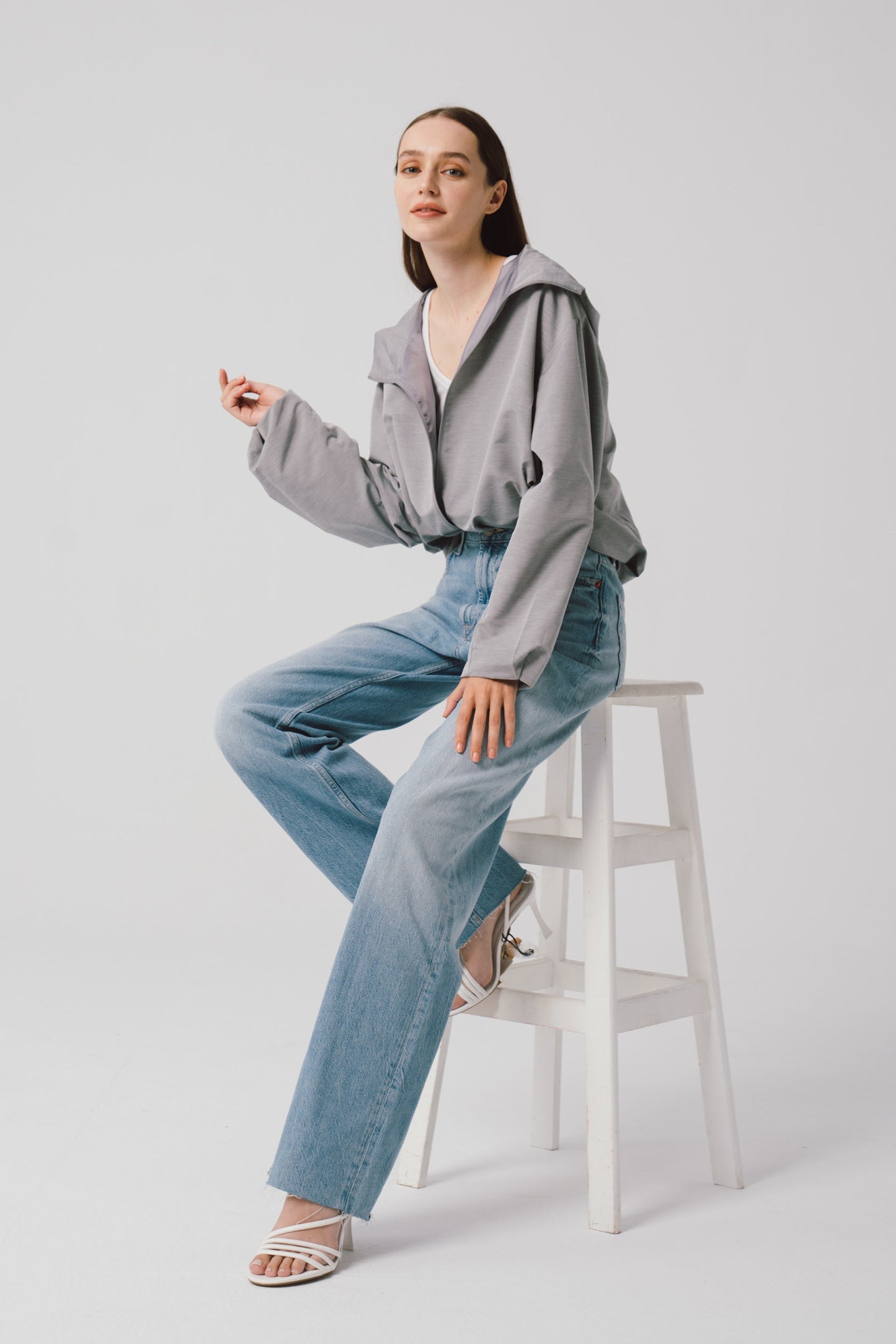 Short Jacket With Pleats