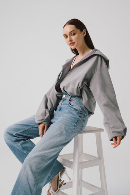 Short Jacket With Pleats