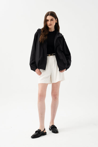 Short Jacket With Pleats