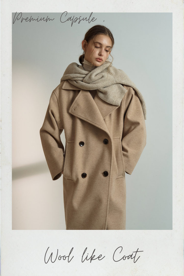 高訂仿呢保暖大衣