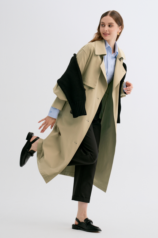 雙排釦經典風衣